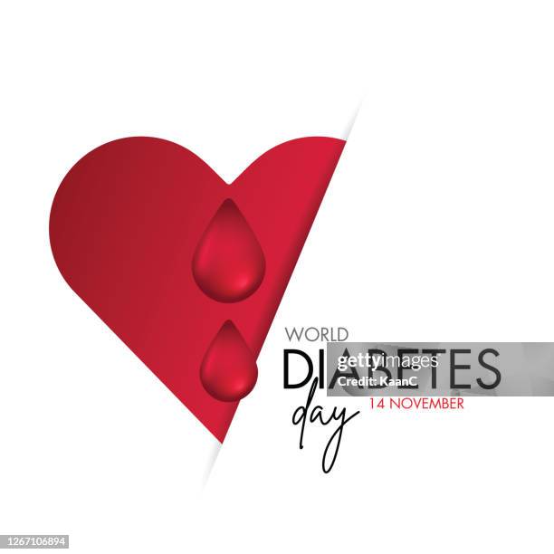 world diabetes day vector image design illustration stock illustration - diabetes and heart disease stock illustrations