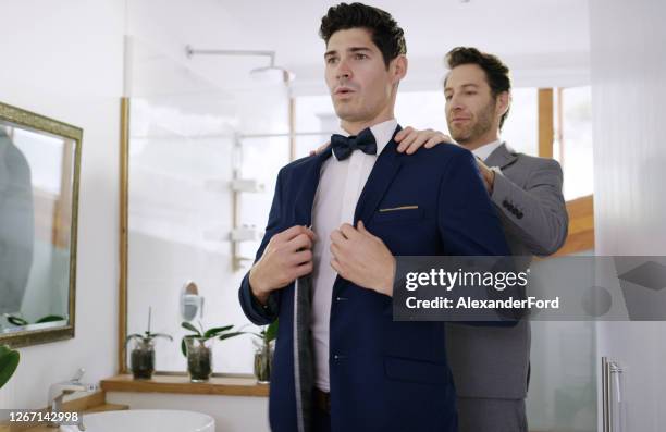 we definitely look our best - best man stock pictures, royalty-free photos & images