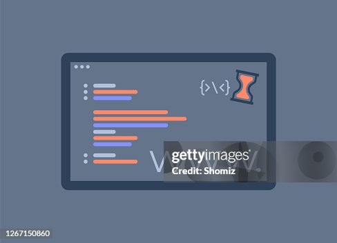 Programming Code Application Window High-Res Vector Graphic - Getty Images