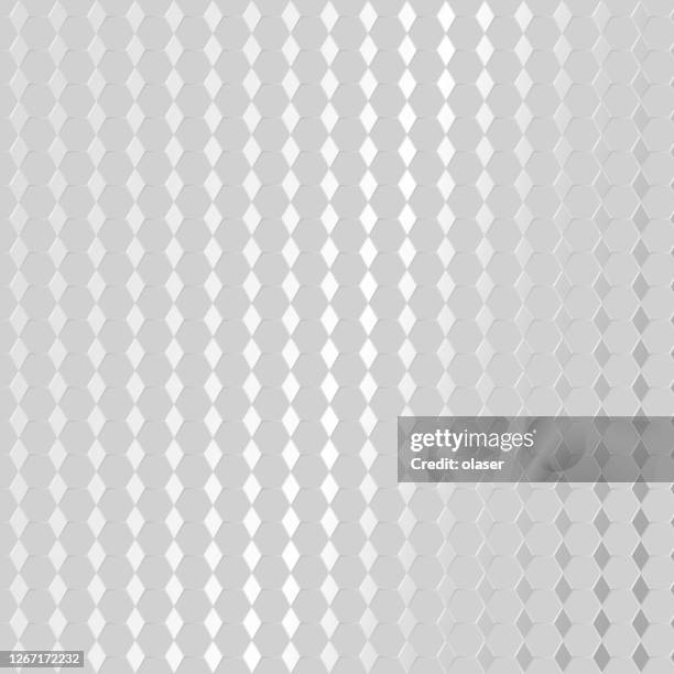 evenly spaced hexagons with gradients giving 3d-effects like shadow, forming honeycomb. - mini split stock illustrations