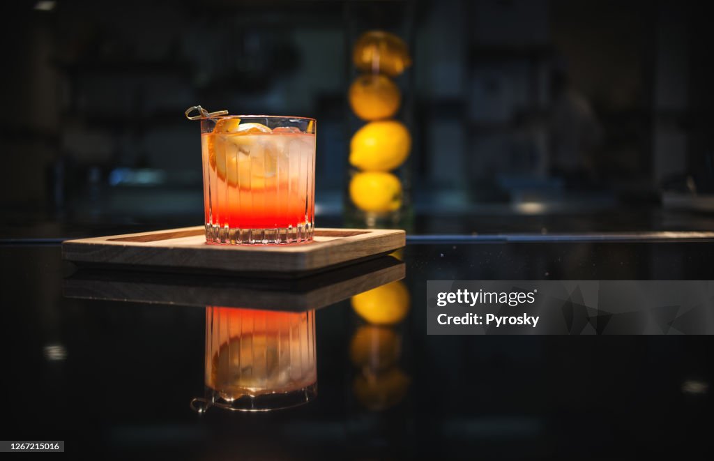 Old Fashioned on The Bar