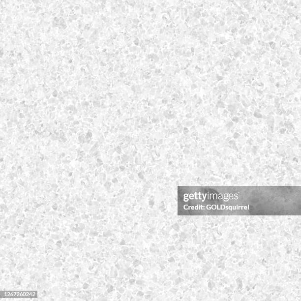 granite stone in macro - seamless pattern design in shades of light gray - beautiful creative natural background in vector with visible little pebbles texture and rough uniform structure - original stock illustration - stone grits stock illustrations