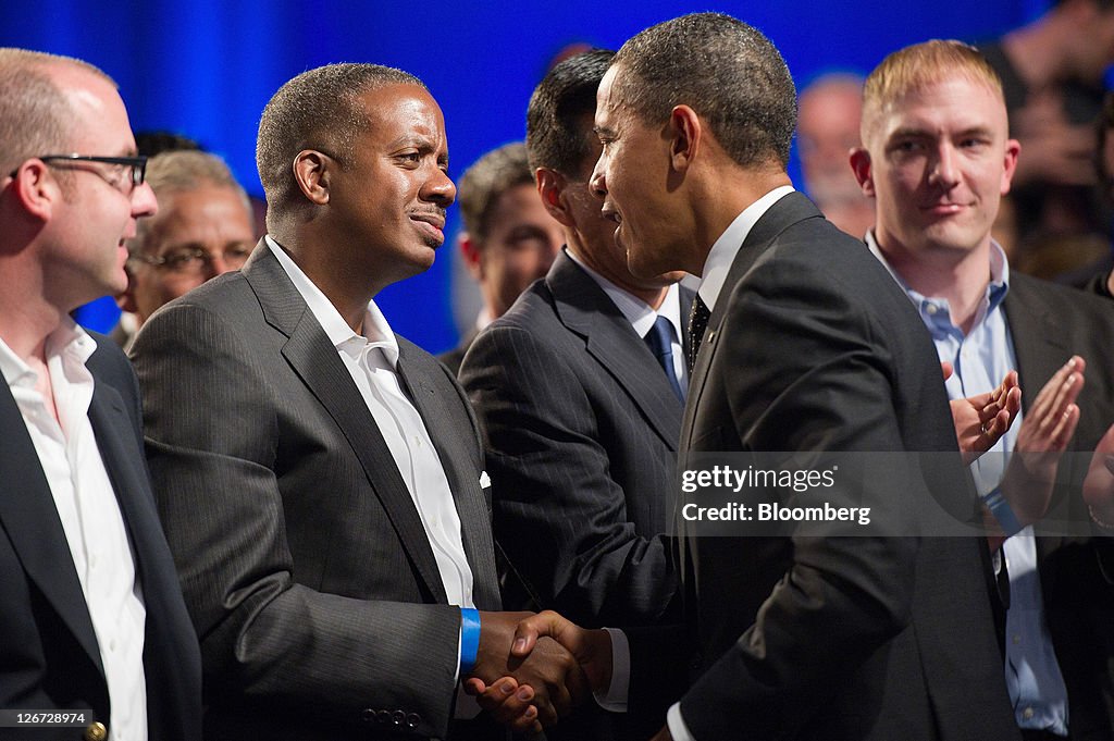 Obama Participates In LinkedIn Town Hall