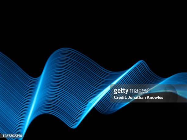 wavy blue lines - line drawing activity stock pictures, royalty-free photos & images