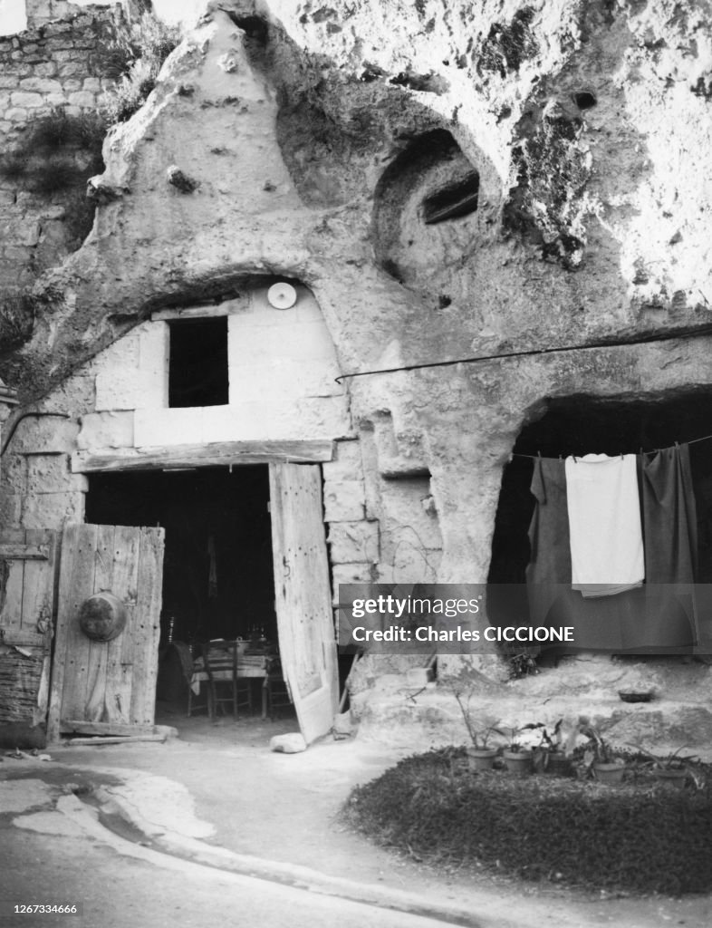 Habitation troglodyte à Bourré