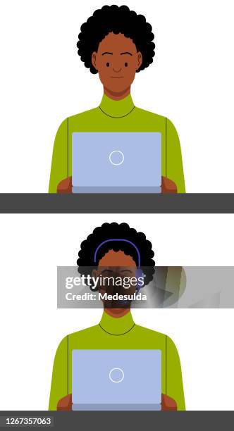 laptop - typing stock illustrations