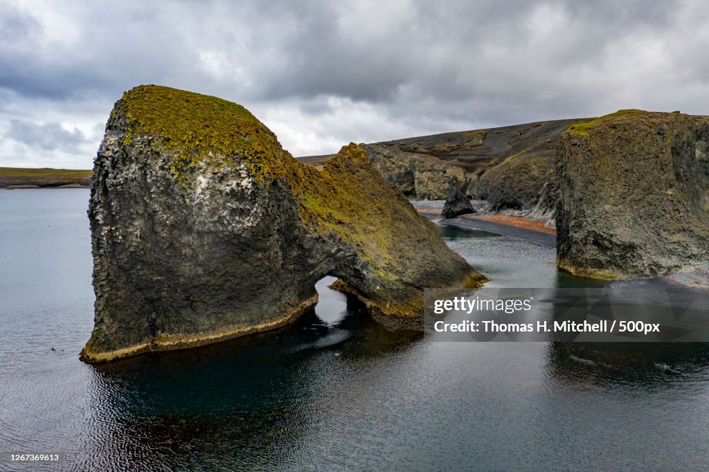 Rocky Landscape Of The Bay, Iceland