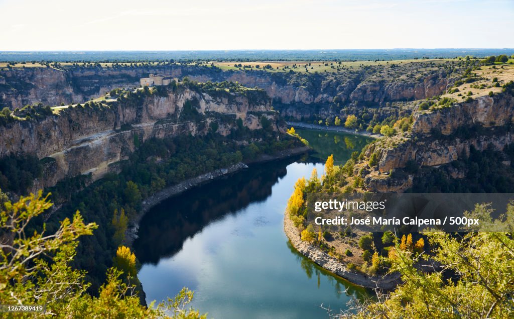 View Of River, Navalilla, Spain