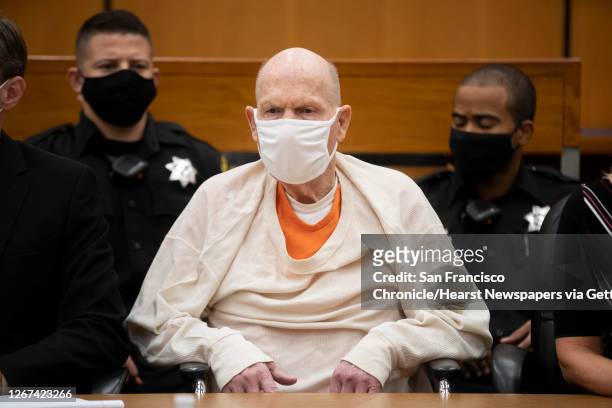 Joseph James DeAngelo during the third day of victim impact statements at the Gordon D. Schaber Sacramento County Courthouse on Thursday, Aug. 20 in...