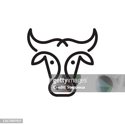 Logotipo de vaca o toro Logotipo de vaca o toro