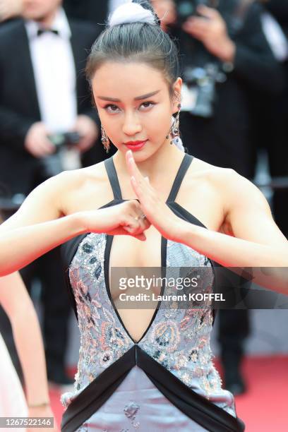 Actress Miya Muqi attends the opening ceremony and screening of "The Dead Don't Die" movie during the 72nd annual Cannes Film Festival on May 14,...