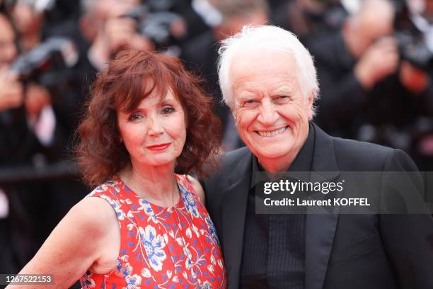 Sabine Azema and Andre Dussollier attends the opening ceremony and screening of "The Dead Don't Die" movie during the 72nd annual Cannes Film...