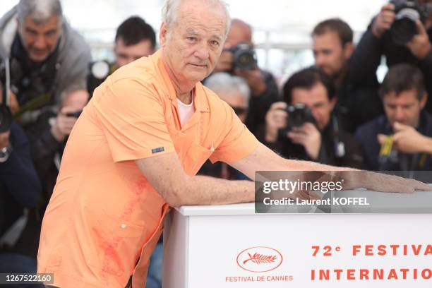 Bill Murray attends the photocall for "The Dead Don't Die" during the 72nd annual Cannes Film Festival on May 15, 2019 in Cannes, France.