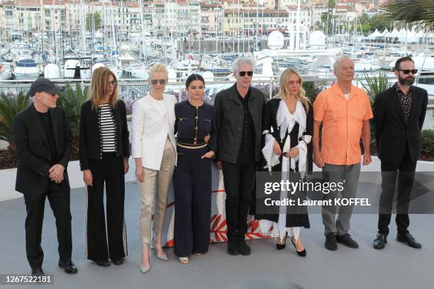 Guest, Sara Driver, Tilda Swinton, Selena Gomez, Jim Jarmusch, Chloe Sevigny, Bill Murray and guest attend the photocall for "The Dead Don't Die"...