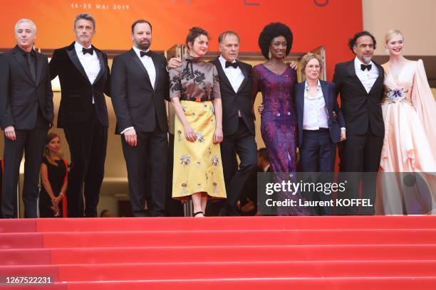 Jury Members Robin Campillo, Pawel Pawlikowski, Yorgos Lanthimos, Alice Rohrwacher, Enki Bilal, Maimouna N'Diaye, Kelly Reichardt, President of the...