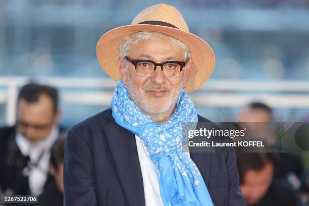 Elia Suleiman, winner of the Special Mention award for his film "It Must Be Heaven" poses at the winner photocall during the 72nd annual Cannes Film...