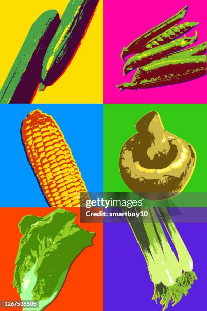 vegetables - spring onion stock illustrations