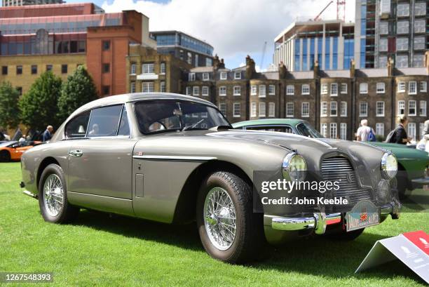 Aston Martin DB2 / 4 Mk2 is displayed during the London Concours at Honourable Artillery Company on August 20, 2020 in London, England. The London...