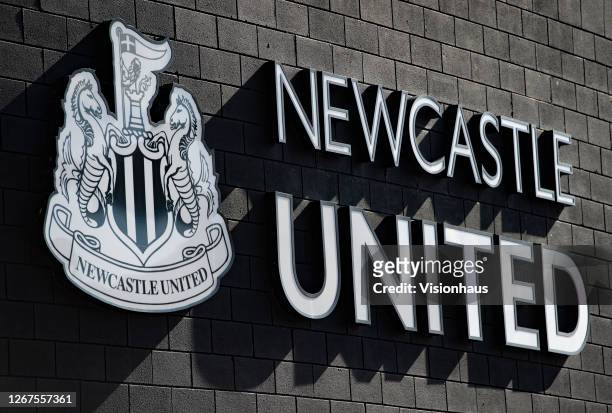 General views of St James' Park, home of Newcastle United on August 20, 2020 in Newcastle, United Kingdom.