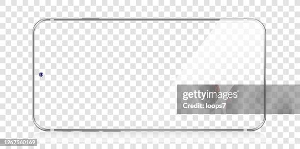 modern smartphone vector illustration - camera viewfinder stock illustrations