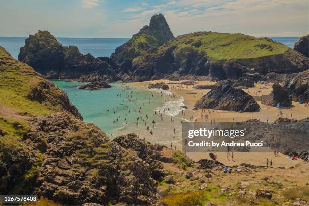 kynance cove, cornwall, united kingdom - the lizard peninsula england stock pictures, royalty-free photos & images
