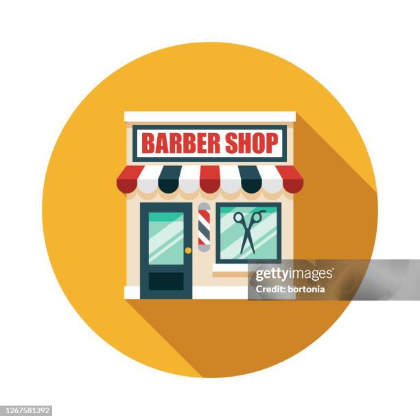 bildbanksillustrationer, clip art samt tecknat material och ikoner med ikon för barbershop - store stock illustrations