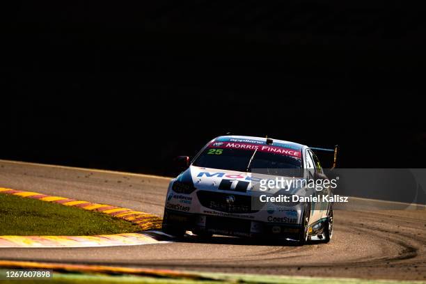 Chaz Mostert drives the Mobil 1 Appliances Online Racing Holden Commodore ZB at Hidden Valley Raceway on August 22, 2020 in Darwin, Australia.