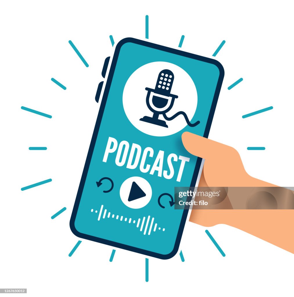 Podcast Mobile Device App Interface