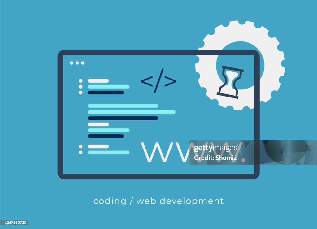 Programming Code Application Window High-Res Vector Graphic - Getty Images