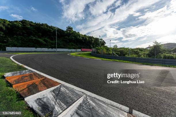racing track - car racing game stock pictures, royalty-free photos & images