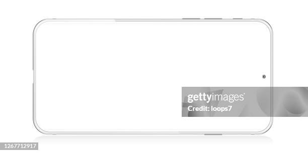 modern smartphone mockup - ipad mockup horizontal stock illustrations