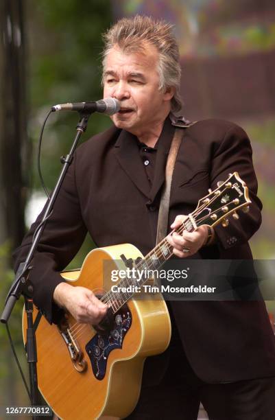 John Prine performs at Hardly Strictly Bluegrass festival at the Polo Fields in Golden Gate Park on October 2, 2004 in San Francisco, California.