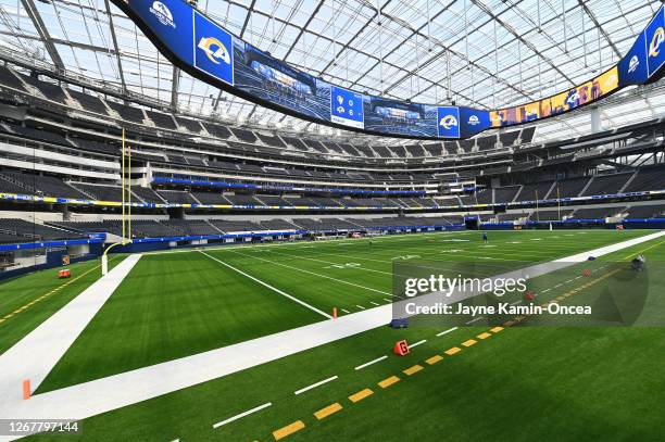 La Rams Arena 139,617 Los Angeles Rams Stadium Stock Photos, High-Res Pictures, and ...
