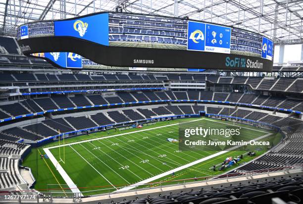 La Rams Arena La Rams Stadium Photos and Premium High Res Pictures - Getty Images