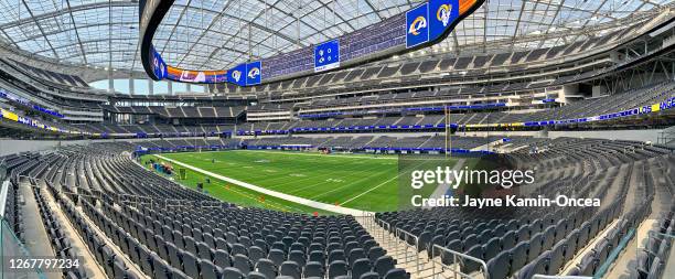 La Rams Arena La Rams Stadium Photos and Premium High Res Pictures - Getty Images