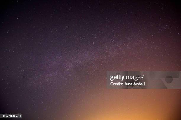 night sky background, milky way galaxy, stars in sky - light pollution stock pictures, royalty-free photos & images