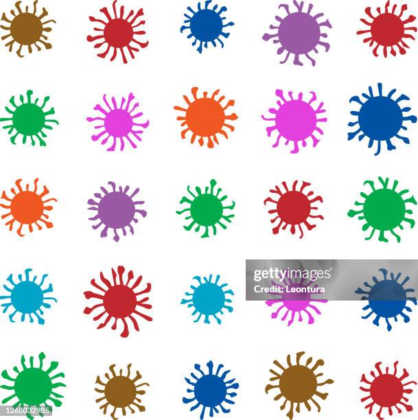 covid-19 - microscope slide stock illustrations