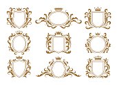 Luxury monogram shields