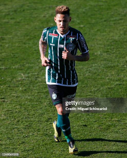 Neilton of Coritiba in action during a match between Red Bull Bragantino and Coritiba as part of Brasileirao Series A 2020 at Nabi Abi Chedid stadium...