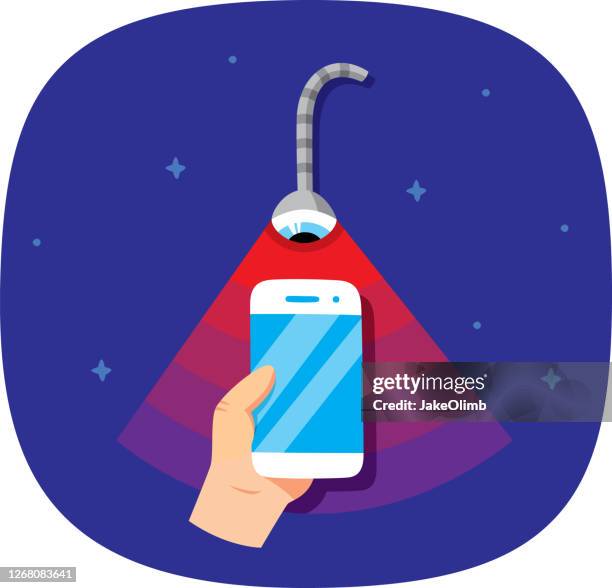 spy smartphone doodle 2 - neighborhood crime watch stock illustrations