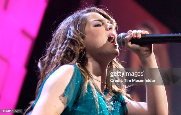 Jojo performs during KIIS FM's 4th Annual Jingle Ball at the Anaheim Pond on December 3, 2004 in Anaheim, California.