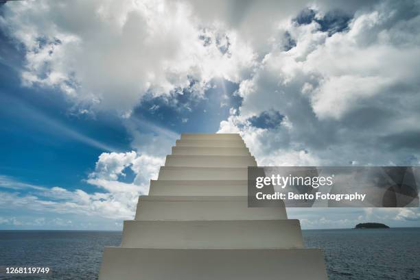 stairway to heaven - heaven angels stock pictures, royalty-free photos & images