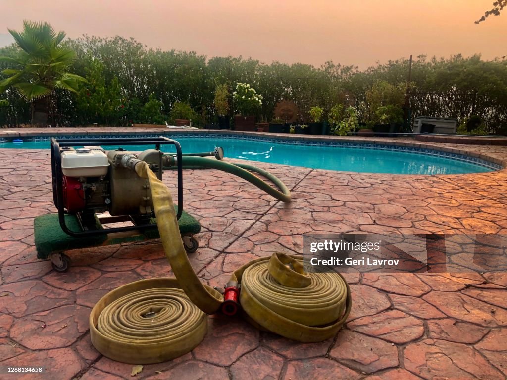 Firehose, pump, and pool