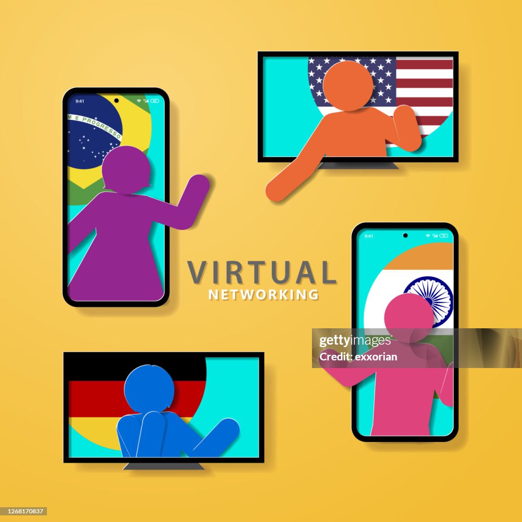 Virtual Networking High-Res Vector Graphic - Getty Images