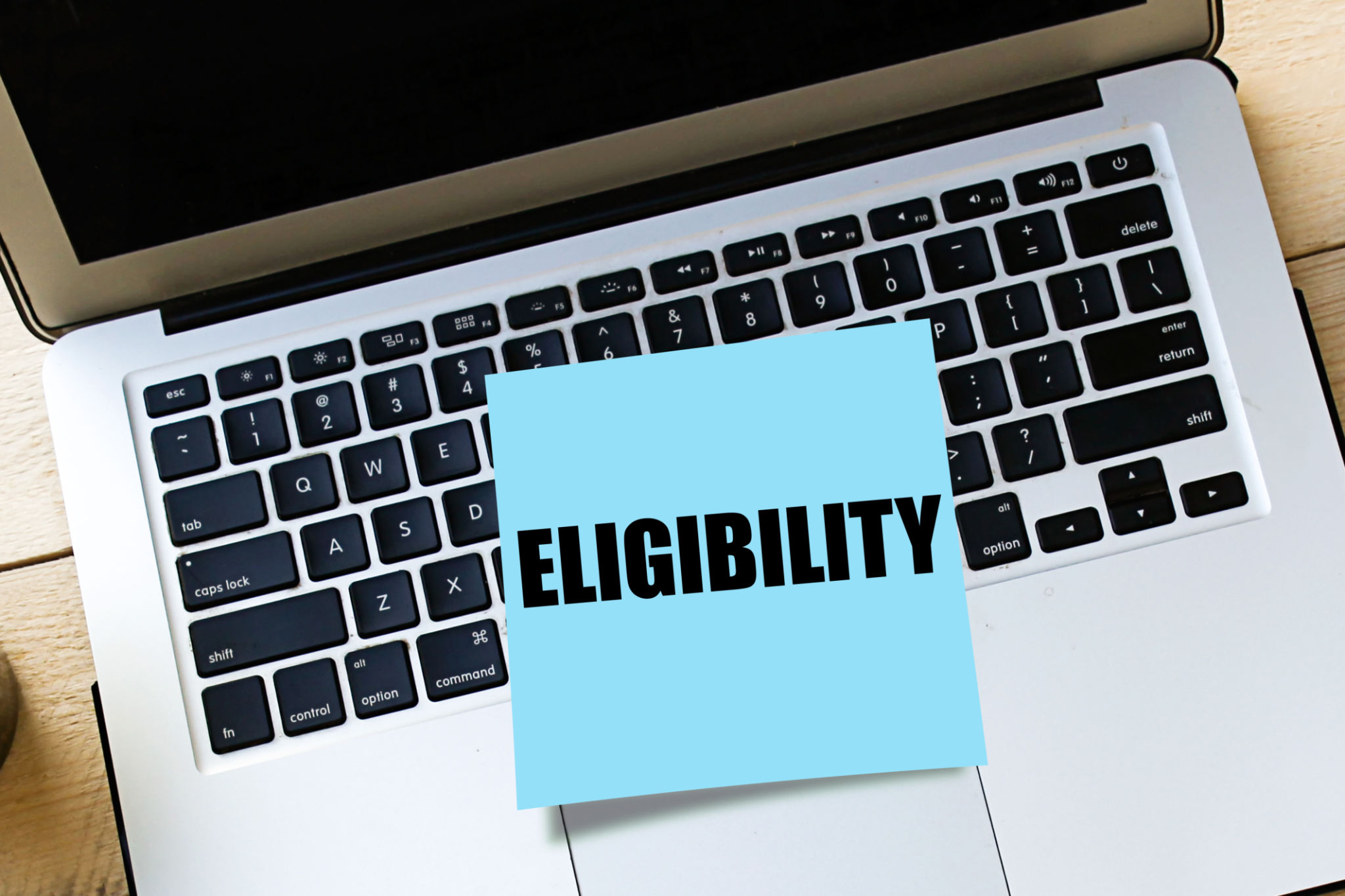writing text Eligibility, Business concept writing text Eligibility, Business concept