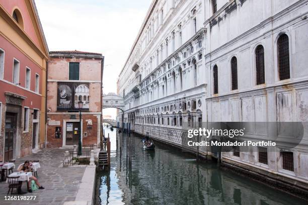 Tourists around Venice and the islands of Burano and Torcello in the summer of Covid. Venice , 19 August 2020