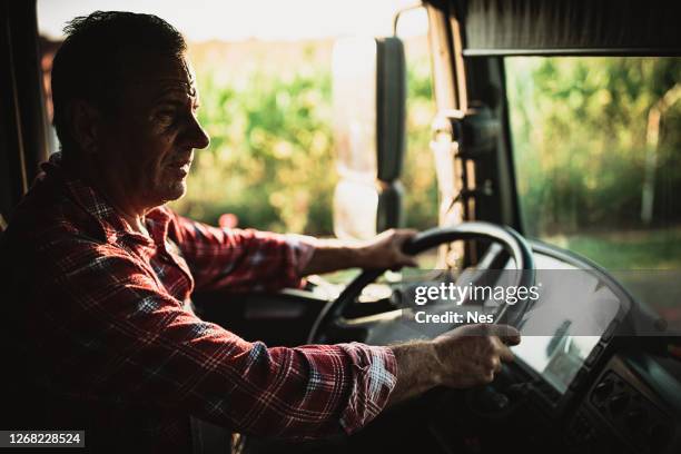 truck driver - old truck imagens e fotografias de stock