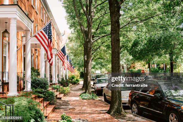 norfolk virginia cityscapes - american flag house stock pictures, royalty-free photos & images