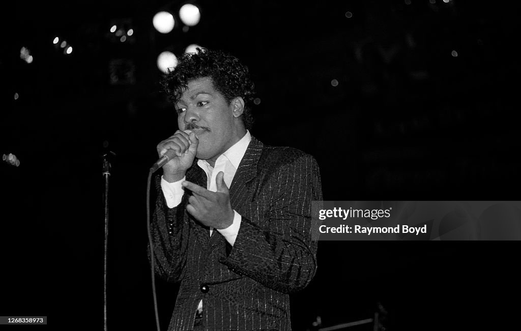 Deele Now Singer Darnell 'Dee' Bristol of The Deele performs at the Rosemont ...