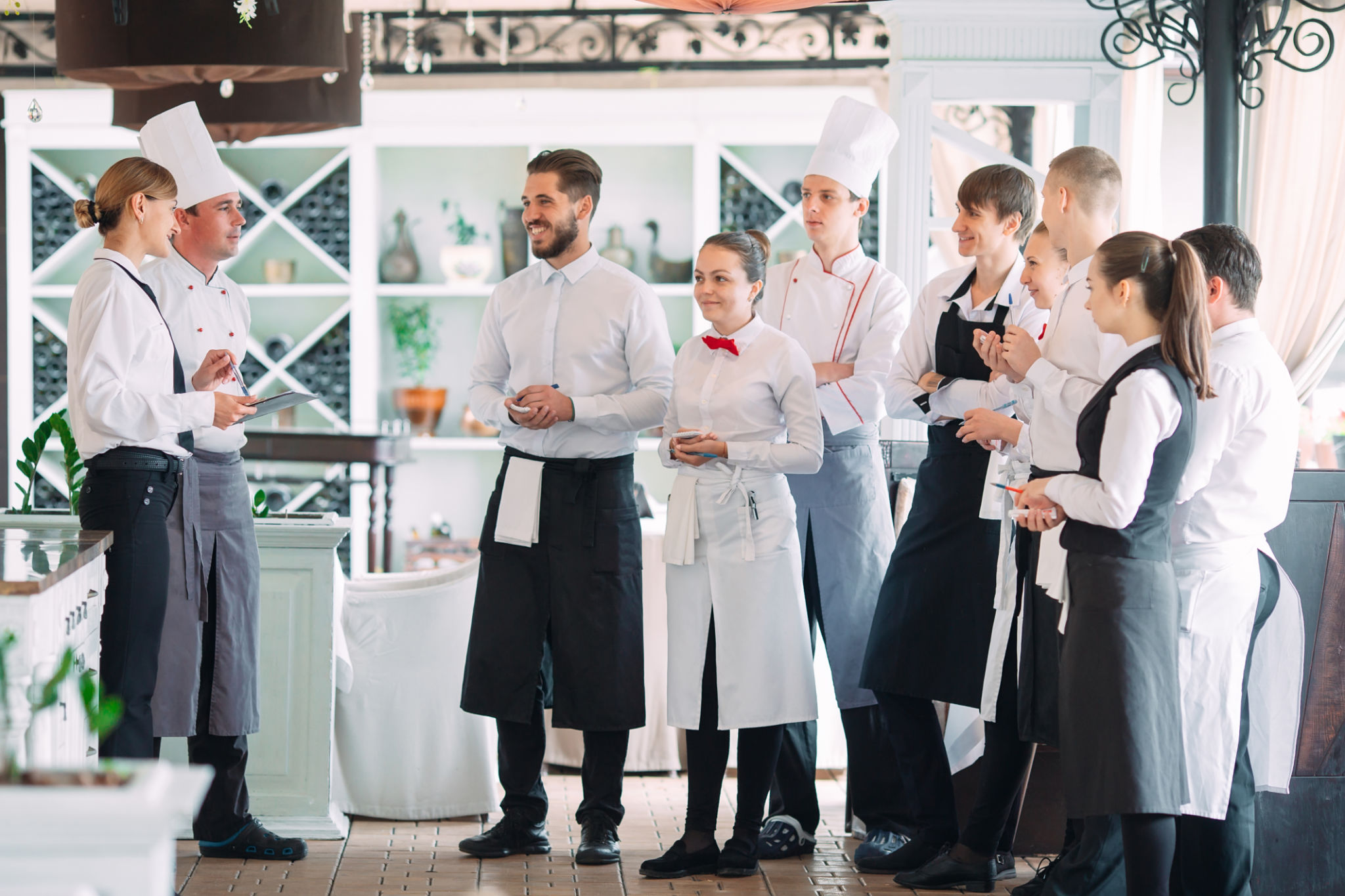 restaurant staff maintenance